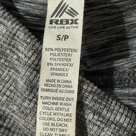 RBX Active sweatpant/jogger SIZE SMALL, medium Grey/Black mix, fitted ankle NWOT - Picture 3 of 10